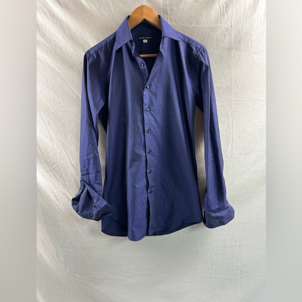 Purple Button Down Dress Shirt